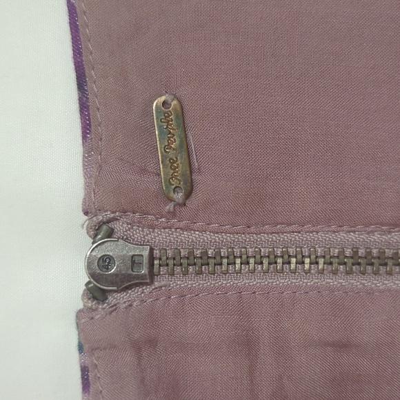 Free People Sleeveless Floral Mini Dress, Color Pearl Gray Size XS - Picture 13 of 14